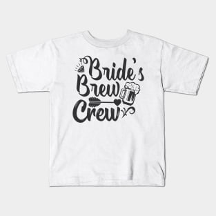 Bride's Brew Crew Kids T-Shirt